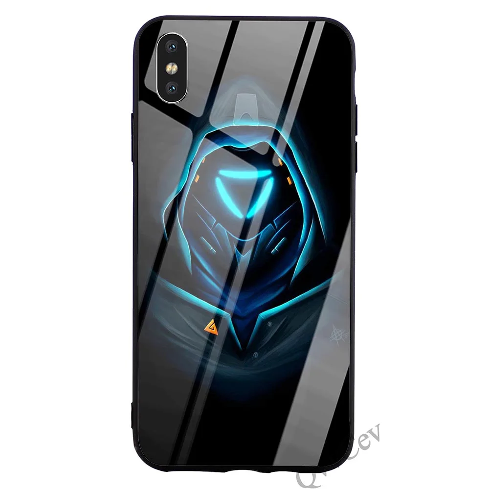 K0552506 Тонкий чехол для телефона из закаленного стекла Overwatch mercy для iPhone 5 Чехол XR X 7 8 Plus 6 6S 5S SE Xs Max силиконовый - Цвет: K0552506
