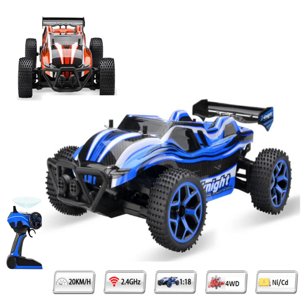 1/18 Радиоуправляемый автомобиль 4WD 2 4G высокоскоростной 4CH модель дорожного
