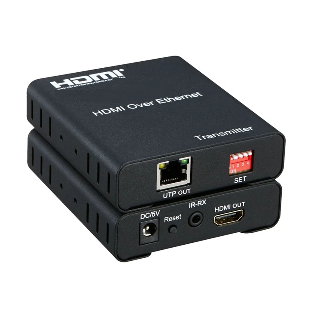 Новый 1080 P HDMI Extender 120 m матричный через Cat5e/6 кабель Ethernet Поддержка TCP/IP передатчик и