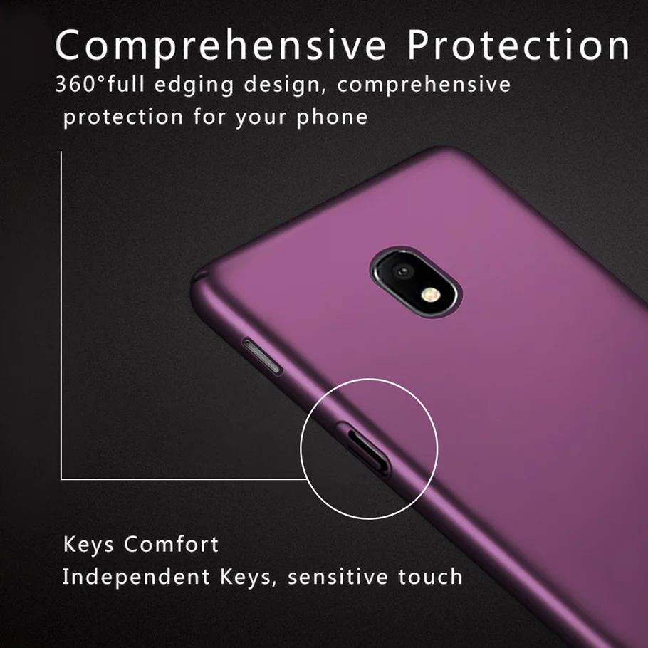 Чехол для Samsung j5 2017 защитный чехол телефона жесткий матовый Galaxy j530 sm-j530f j530f бампер