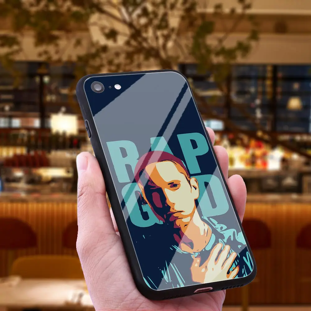 WEBBEDEPP Eminem Killshot 8 Mile чехол из закаленного стекла для телефона Apple iPhone Xr Xs Max X или 10 7 6