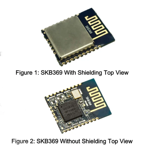 SKYLAB SKB369 нордический nRF52832 Bluetooth 5,0 модуль поддержки сетки и NFC Spi/Uart/igc/IGS ANT Низкоэнергетический BLE модуль
