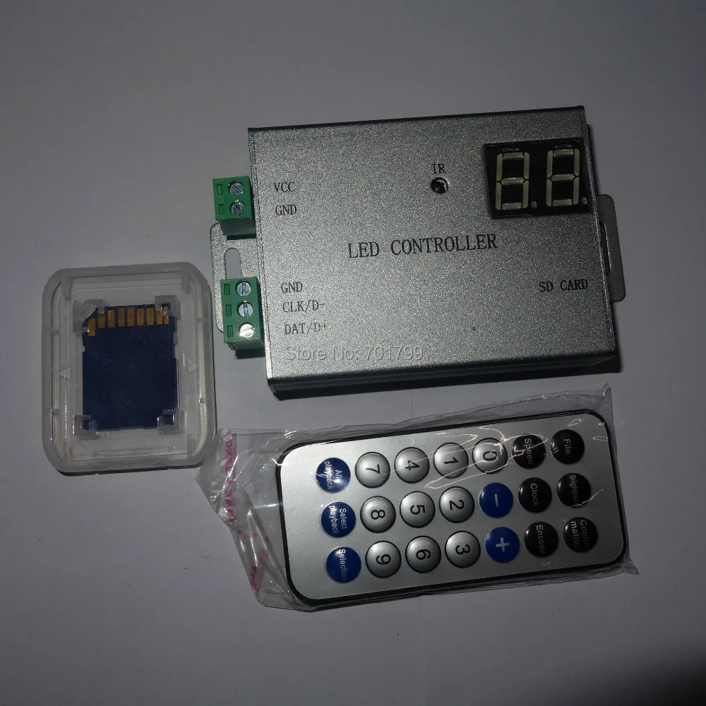 Инфракрасный светодиодный пиксельный контроллер для SD карты управления макс. 4096