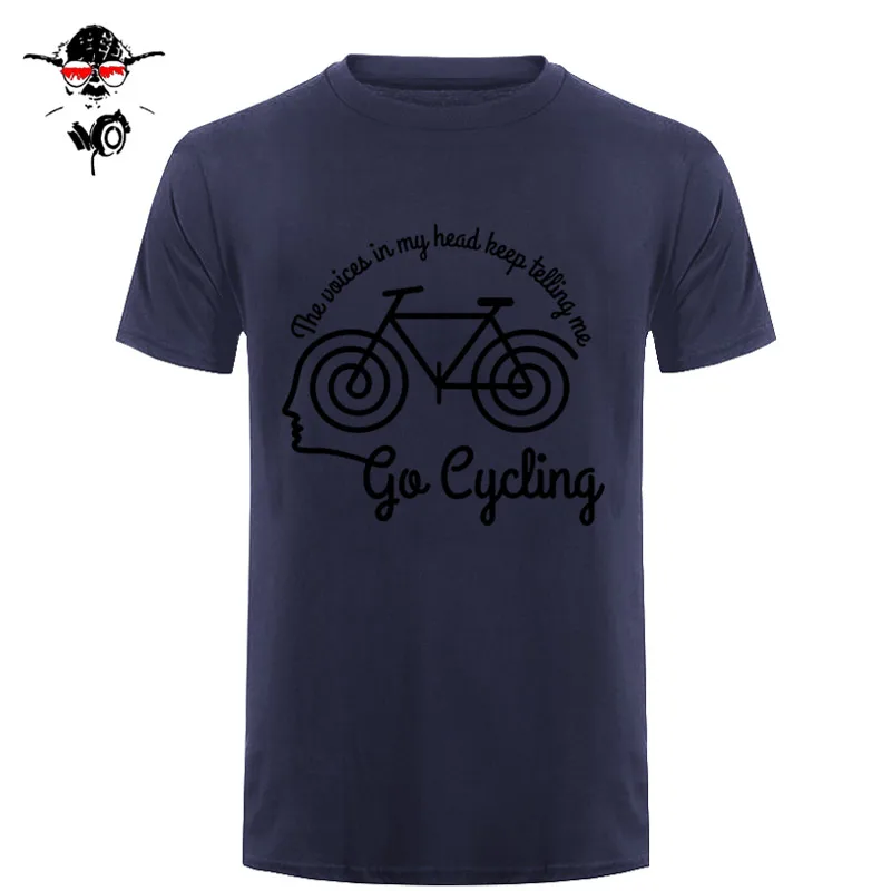 Voices In My Head Cyclinger Мужская футболка RLTW футболка Cycle Cyclinger Bicycle день рождения базовые модели футболка с принтом Летняя Повседневная - Цвет: 14