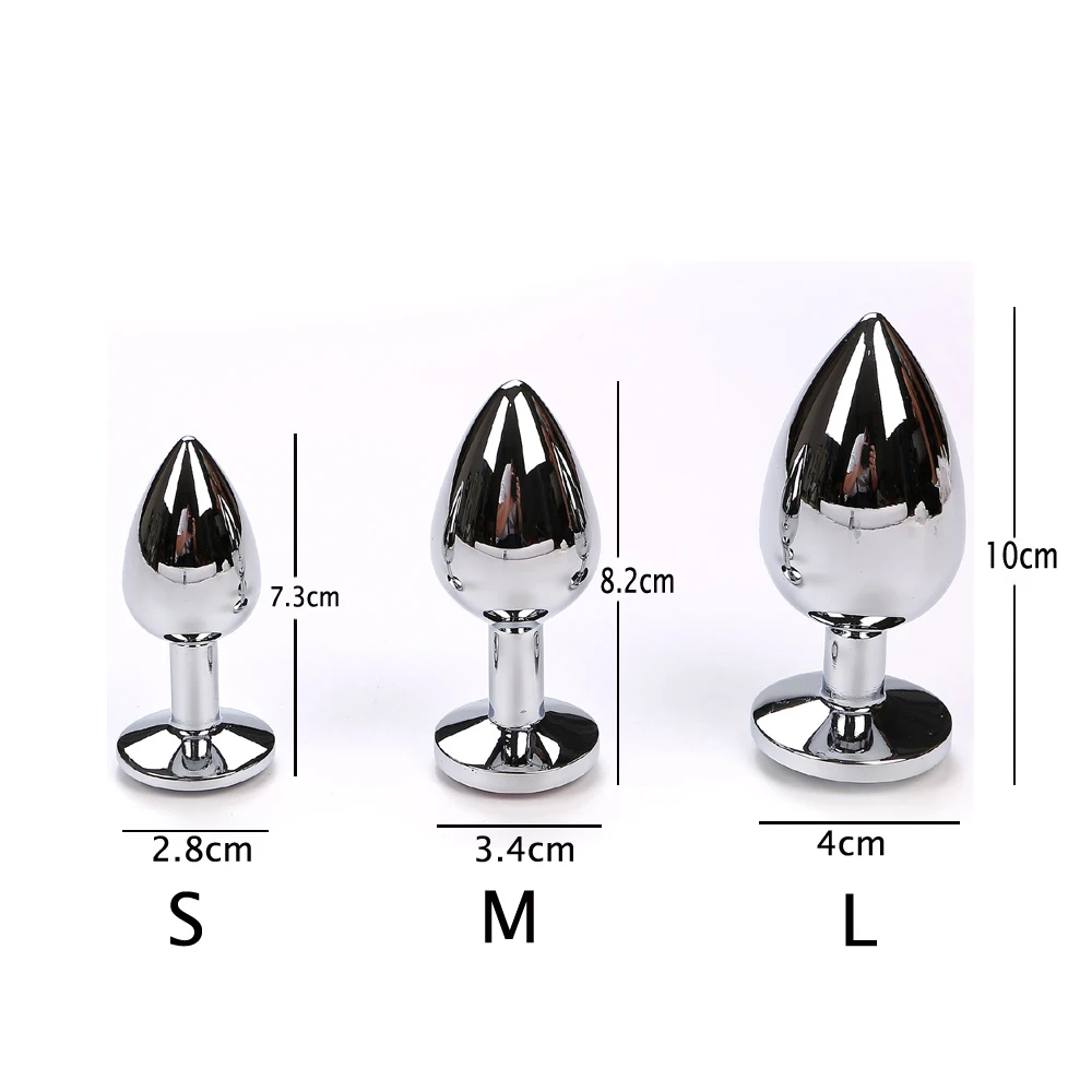 Metal Stainless Steel Anal Plug Vibrator 3 Pcs/Set Hook Sex Toys for Woman Stimulator Gay Toy Men | Красота и здоровье