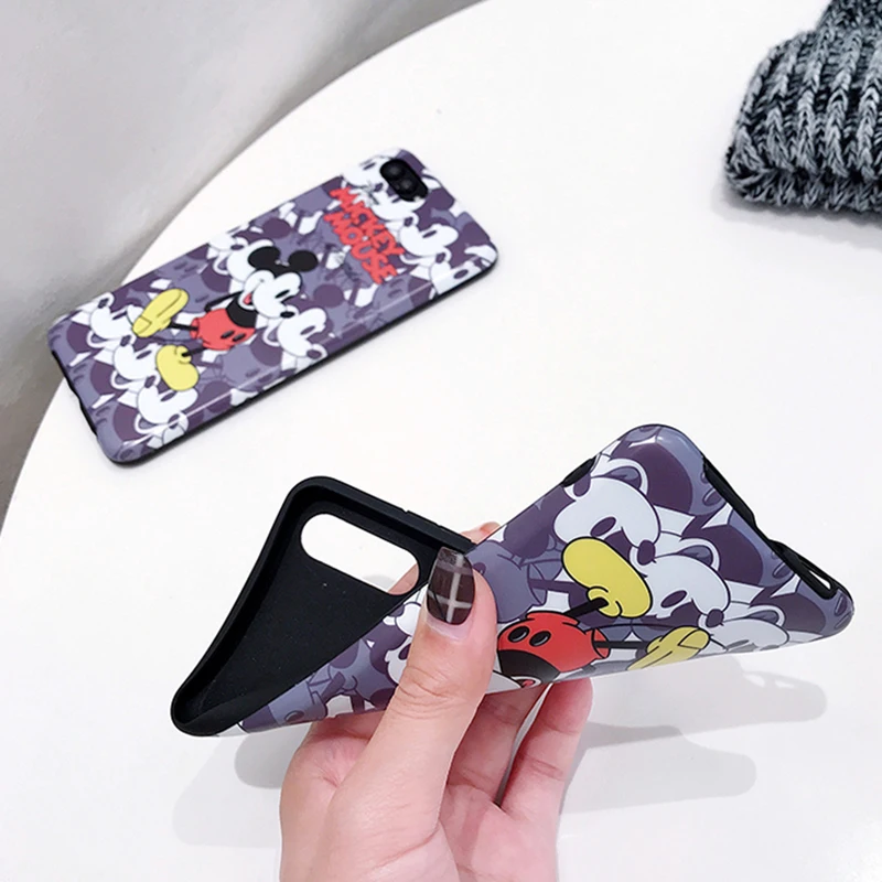 YHBBCASES Cartoon Phone Cover For Huawei P20 P30 Pro Soft Case Honor V20 9 10 Retro Cute Mickey Cases Mate 20 |