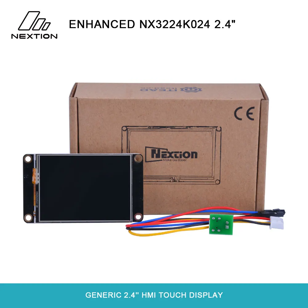 Nextion Enhanced NX3224K024 Универсальный 2 4 ''HMI с 16 Мб флэш памяти/1024 байт EEPROM/большой