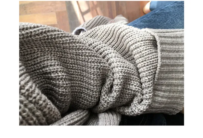 Woman Long Cardigan Knitted women sweater 2019 Autumn Winter Retro Korean Section Curling Loose Sweater Coat Ladies |