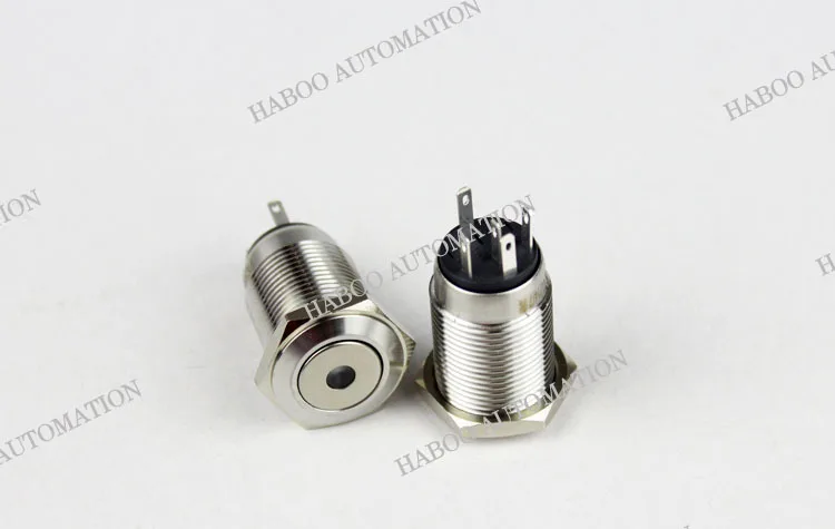 1 шт. металлический кнопочный светильник ель ангельский глаз 16 мм 6 в 12 В 24 В|switch