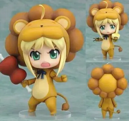 Фигурки героев из ПВХ Fate Stay Night Saber lion коллекционные фигурки игрушки для