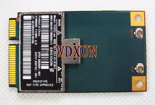 Hs2350 Ericsson F5321GW F5321 hспа + 3G UMTS WWAN A GPS Mini PCIe Modul NEU H4X00AA 668969 001|hspa module| |
