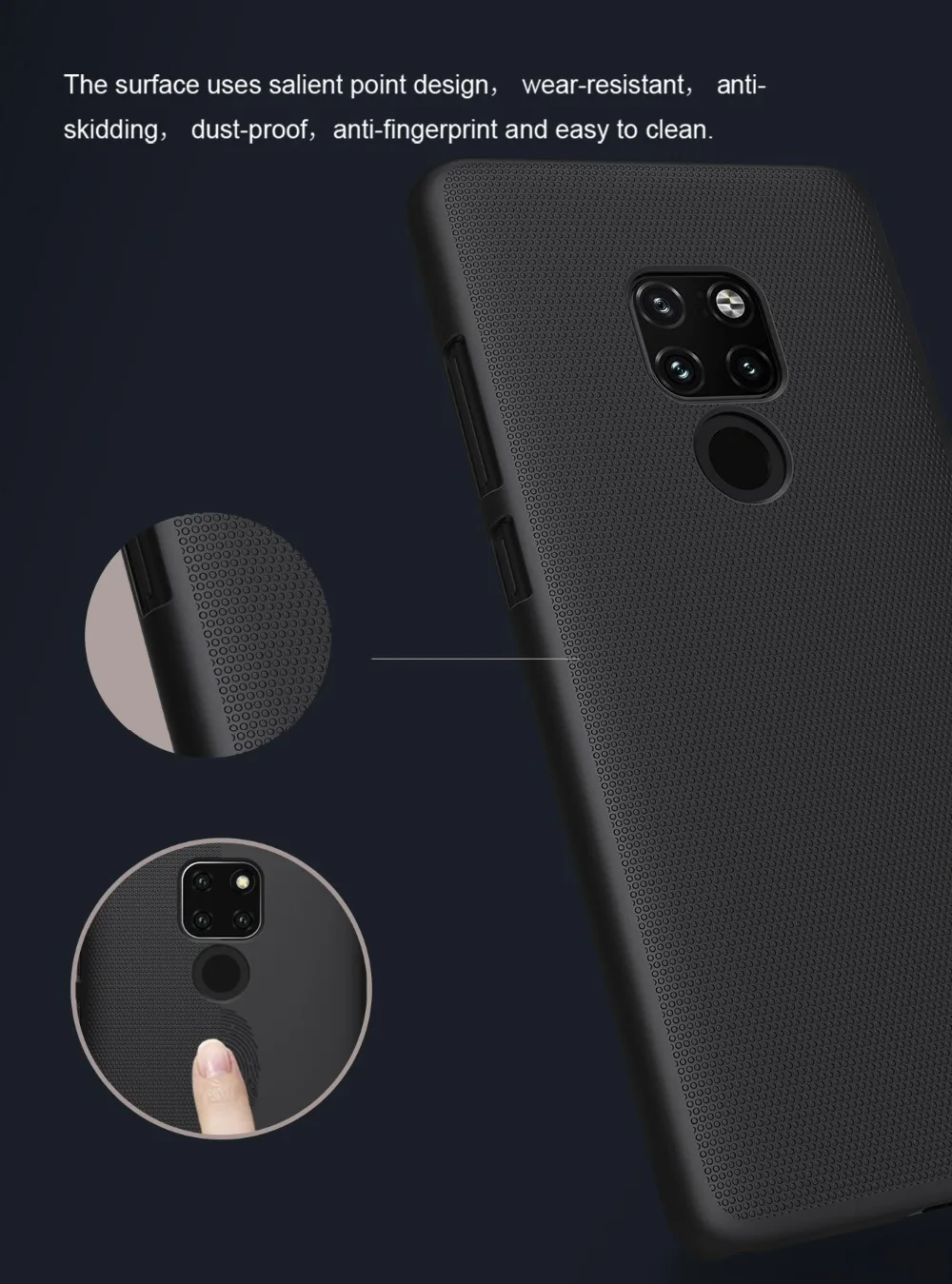 NILLKIN чехол для Huawei Mate 20 супер матовый защитный жесткий чехол-накладка | Мобильные