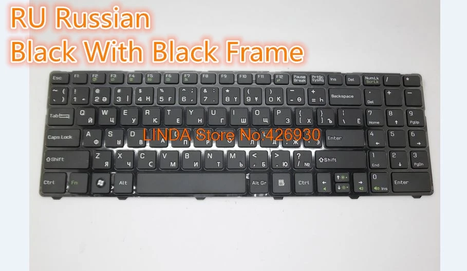 Клавиатура США для Pegatron A15 A15HE A15FD A15HC A17 A17A A17FD A17HC A25PA