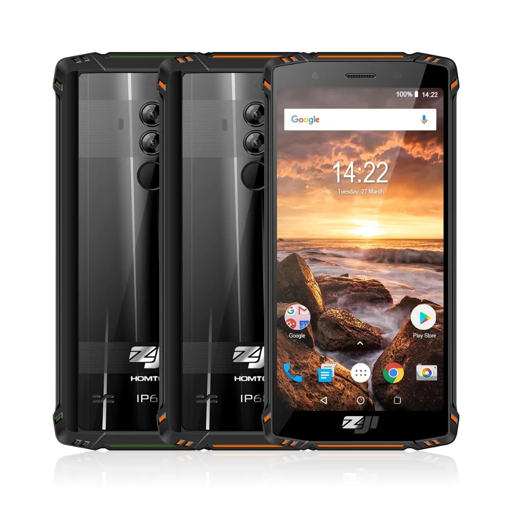 HOMTOM зоджи Z9 Helio P23 Octa Core 5 7 дюймов IP68 сердце крыса смартфон 6 ГБ Оперативная память 64