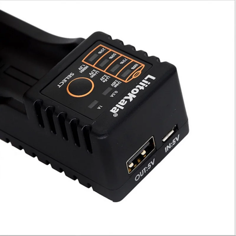 Lii-100 Battery Charger 1 bay LCD Screen 18650 26650 charger for AAAAA NiMH reCharger 4.35V/3.2V/3.7V/1.2V | Электроника