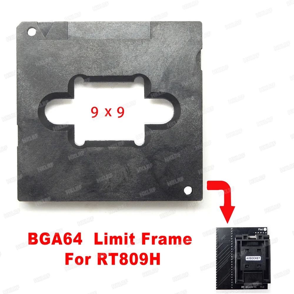 Рамка адаптера BGA64 9*9 адаптер для с программатором RT809H|Интегральные схемы| |