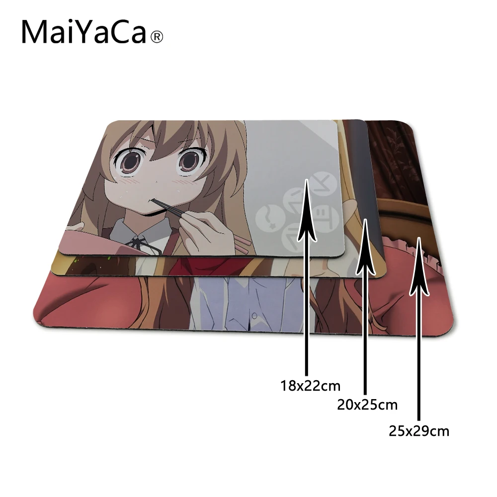 Коврик для мыши MaiYaCa taiga aisaka 18x22 см 20x25 и 25x29 см|aming mouse|mouse and padmouse mouse pad |