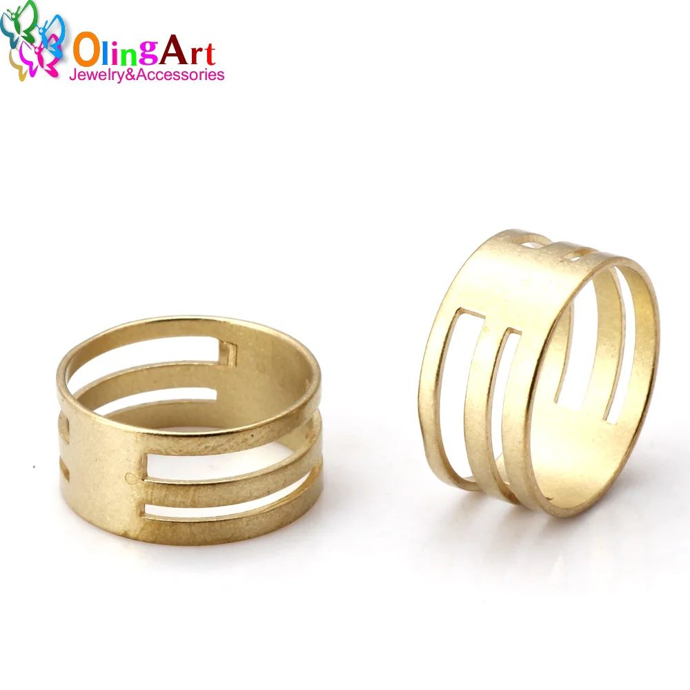 OlingArt Открытое кольцо для скачка 3 4 5 6 7 8 10 мм Соединительная петля родия