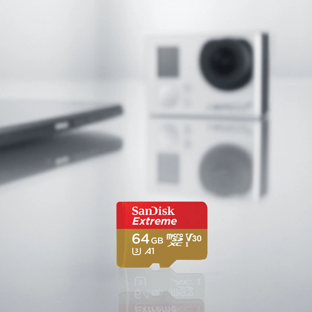 Оригинальная карта памяти SanDisk Micro SD 64 Гб Microsdxc U3 A1 C10 100 МБ/с./с 4k TF Trans Flash Cartao de Memoria