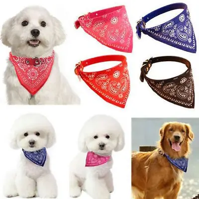 Горячая Собака Щенок Кот шейный платок бандана из искусственной кожи с