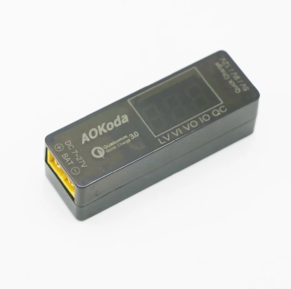 AOKoda Lipo к USB конвертер питания QC3.0 адаптер быстрое зарядное устройство для