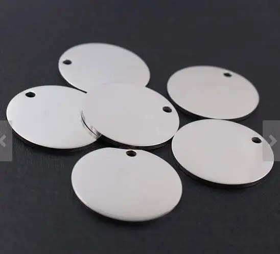 100 шт. оптовая продажа 30 мм Ювелирная фурнитура из нержавеющей стали markding DIY