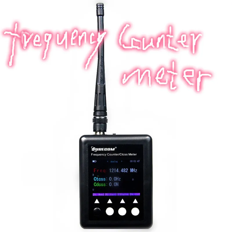 Портативный счетчик частоты метр SF 401 плюс Тесты диапазон 27 мГц 3 ГГц SURECOM сканер