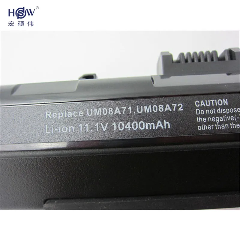 HSW 10400 мАч для acer Aspire One A110 A150 D210 D150 D250 ZG5 UM08A31 UM08A32 UM08A51 UM08A52 UM08A71 UM08A72 UM08A73|battery for