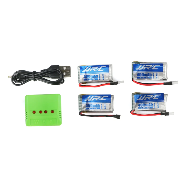 6 шт. JJRC H31 3 7 V 400mAh 30C LiPo батарея с x6 зарядное устройство для RC Квадрокоптер запасные