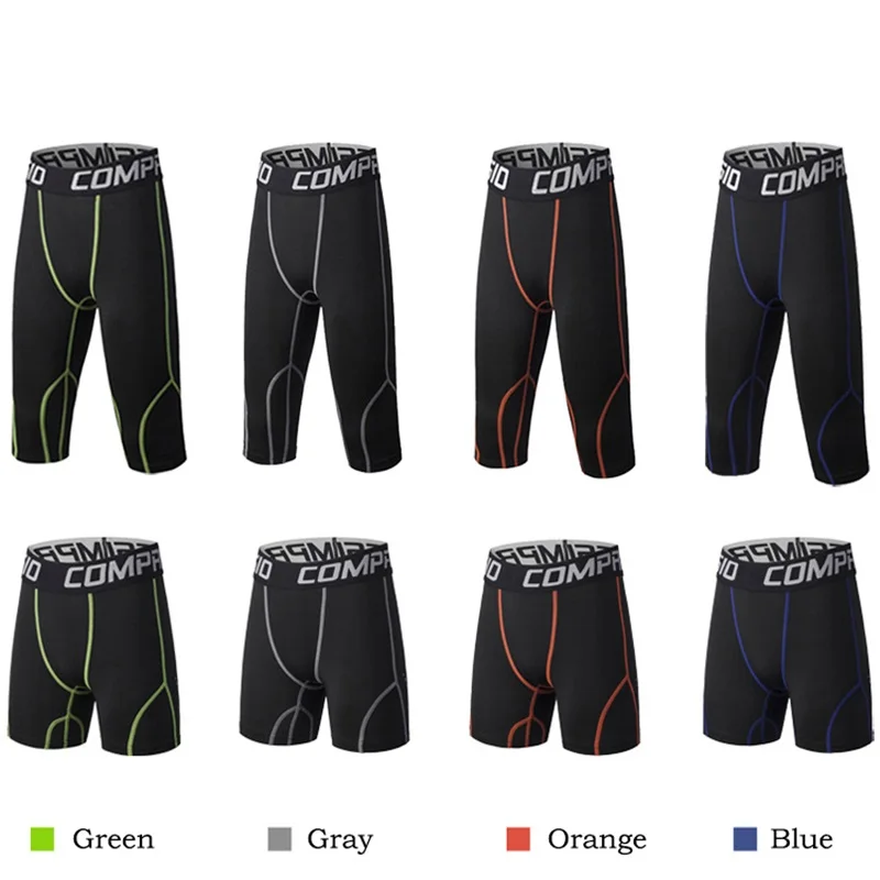 New Kids Compression Shorts Base Layer Tight Boxers Boys Fitness Exercise Gym Children Crossfit Runnig |