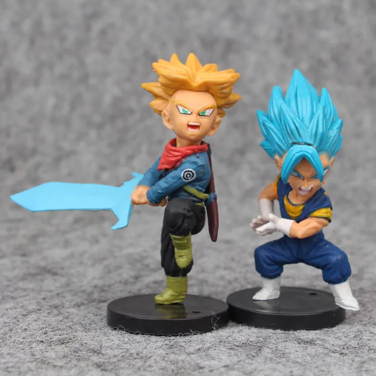 16 шт./компл. аниме Dragon Ball Z персонаж Милая версия ПВХ экшн-фигурка модель игрушка 8