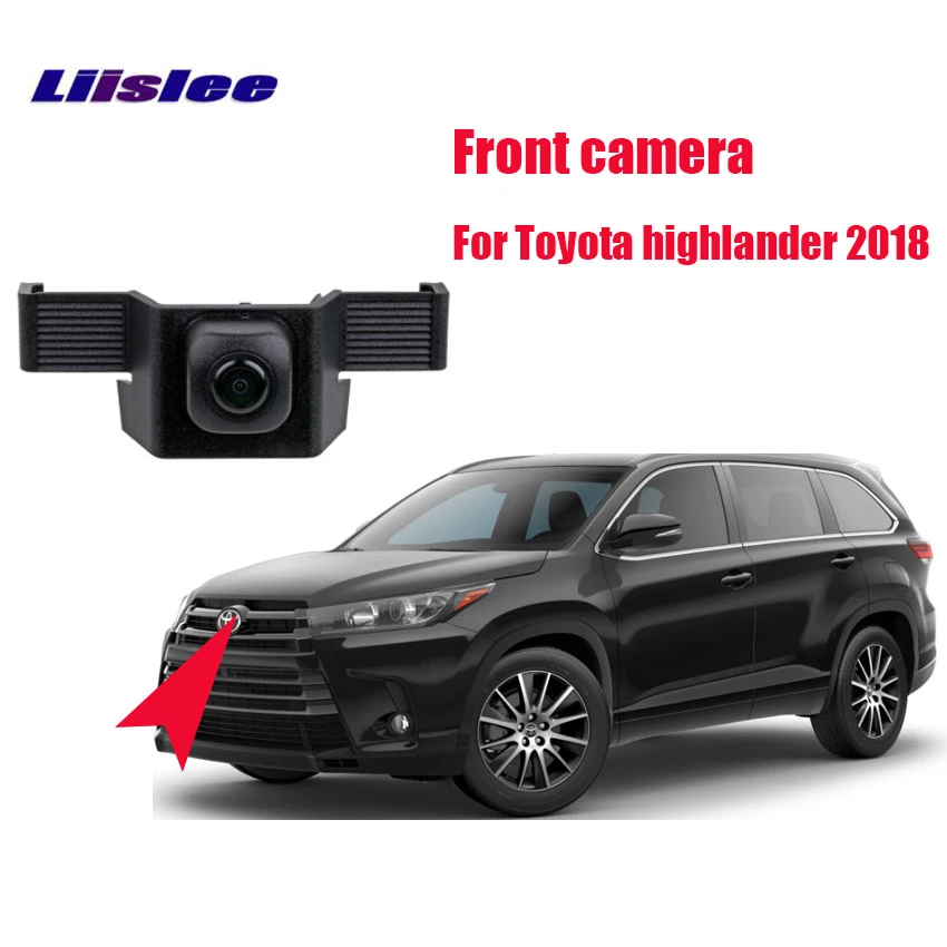 LiisLee для Toyota Highlander водонепроницаемый CCD автомобилей передний логотип парковочная камера