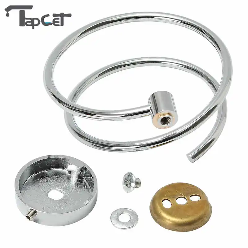 TAPCET Chrome Finish Wall Mounted Hair Dryer Stand Hotel Bathroom Barbershop Shelves Shelf Storage Hairdryer Rack Holder Hanger |