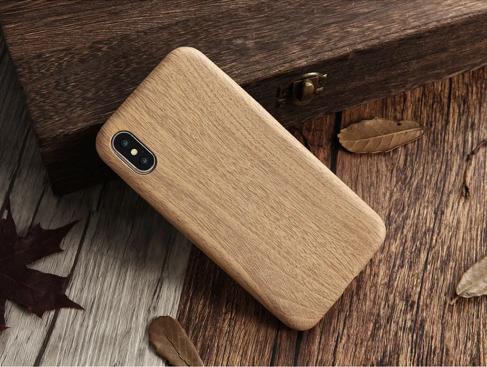Чехол KISS роскошный деревянный чехол s для iPhone 8 7 Plus чехол Мягкая деревянная задняя крышка для iPhone 7 6 6s 5S X XS MAX XR чехол для телефона сумка Capa