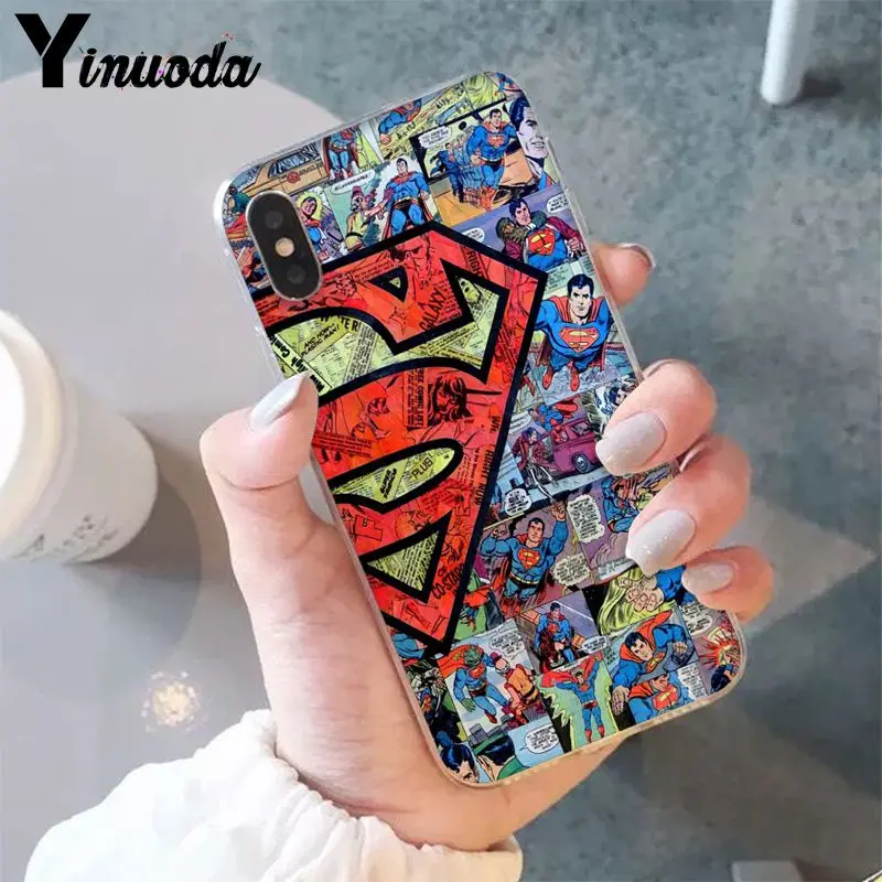 Yinuoda Marvel мстители супергерой комиксы на заказ фото мягкий чехол для телефона для iPhone 6S 6plus 7plus 8 8Plus X Xs MAX 5 5S XR - Цвет: A9