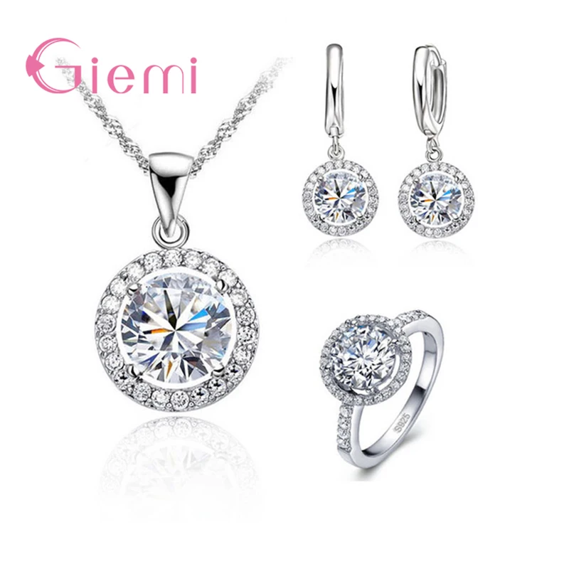 Комплект из колье серёг и кольца серебра 925 пробы|jewelry sets|wedding necklacenecklace earrings ring |