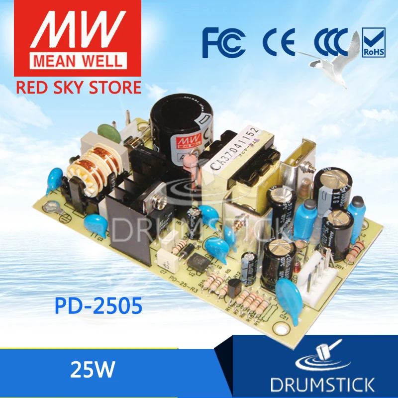 

(Only 11.11) MEAN WELL PD-2505 meanwell PD-25 25W Dual Output Switching Power Supply