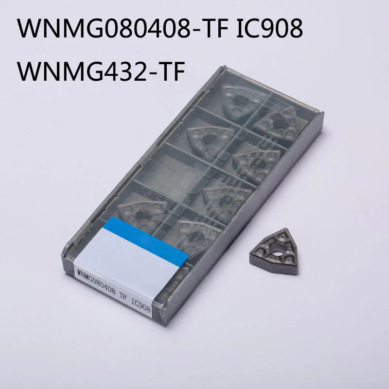 Фото SWIS WNMG080408 TF ic908 wnmg432 20 шт./компл. SCLCR Вольфрам скучно голову фрезерные Вставки SWIS WNMG080408 TF ic908 wnmg432 20 шт./компл. SCLCR Вольфрам скучно голову фрезерные Вставки