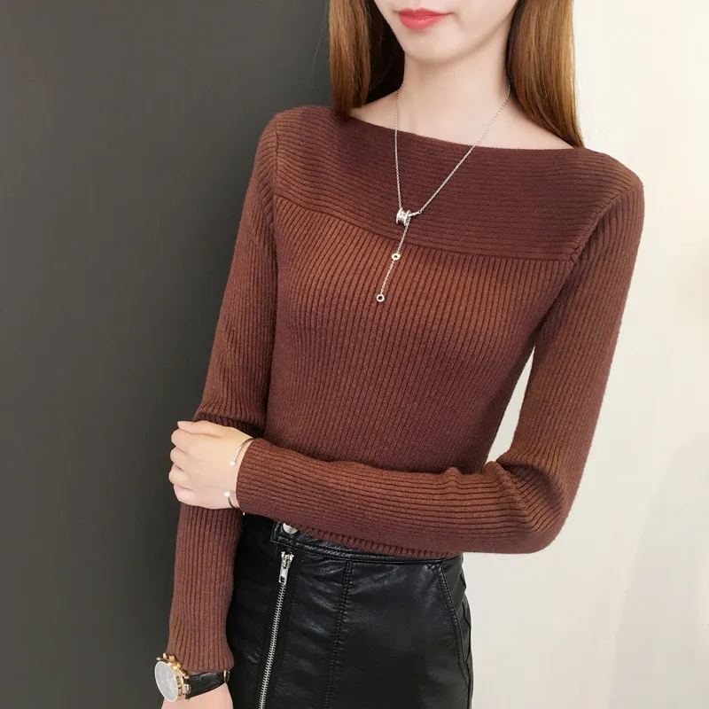 

OHCLOTHING The new lady's sweater has a collar and a flat top
