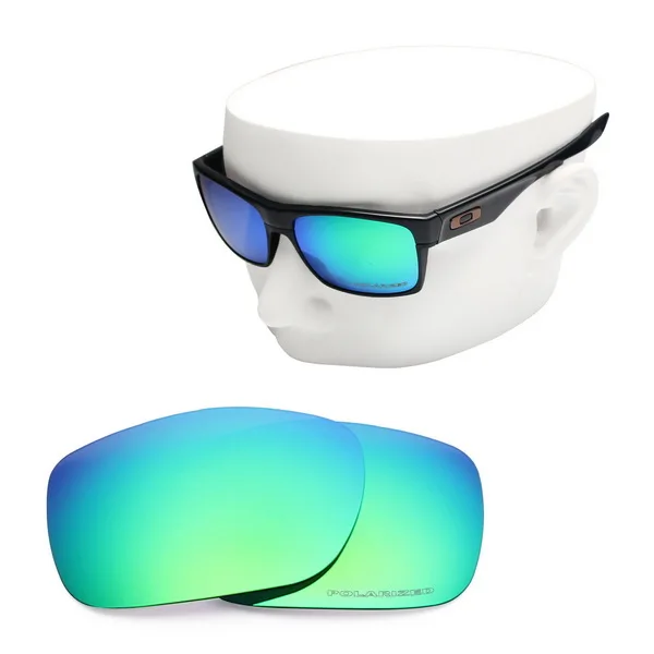 OOWLIT Анти-Царапины Сменные линзы для-солнцезащитные очки Oakley TwoFace OO9189 травления поляризованных солнцезащитных очков - Цвет линз: Green Mirror