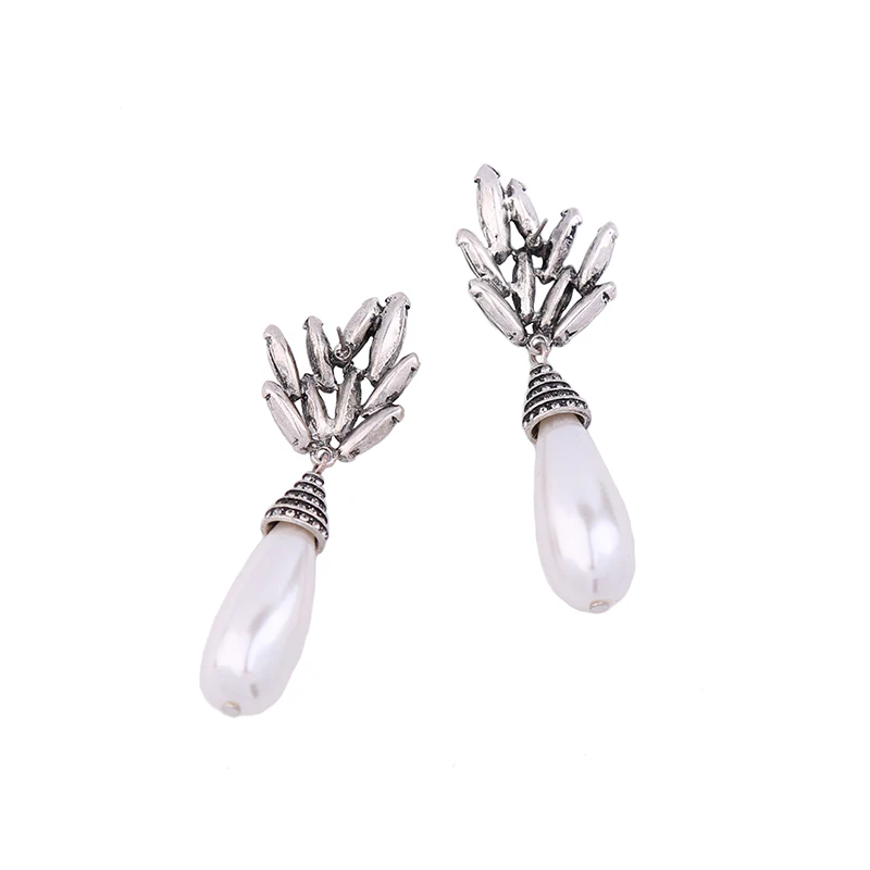 Женские винтажные серьги гвоздики с искусственным жемчугом|fashion stud earrings|stud