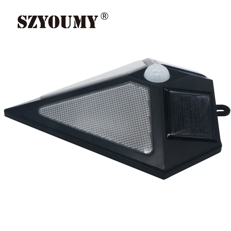 SZYOUMY 6 LED Солнечная энергия датчик движения настенный светильник ромбовидная