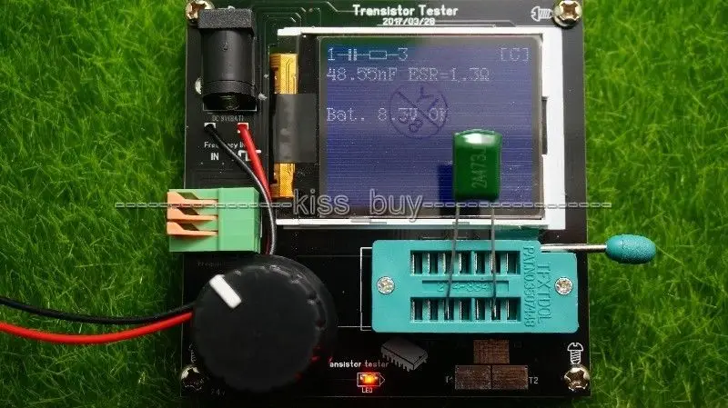 2018 тестер транзисторов esr измеритель частоты PWM генератор прямоугольных сигналов