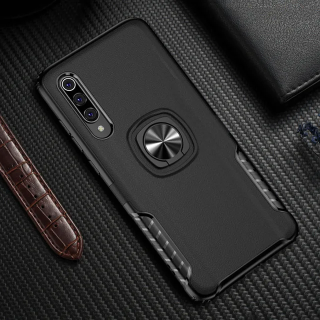 Yeuzoe For Xiaomi Mi 9 se Case Luxury Metal Ring Car Stand Silicone for Mi9 Phone Cover capa |