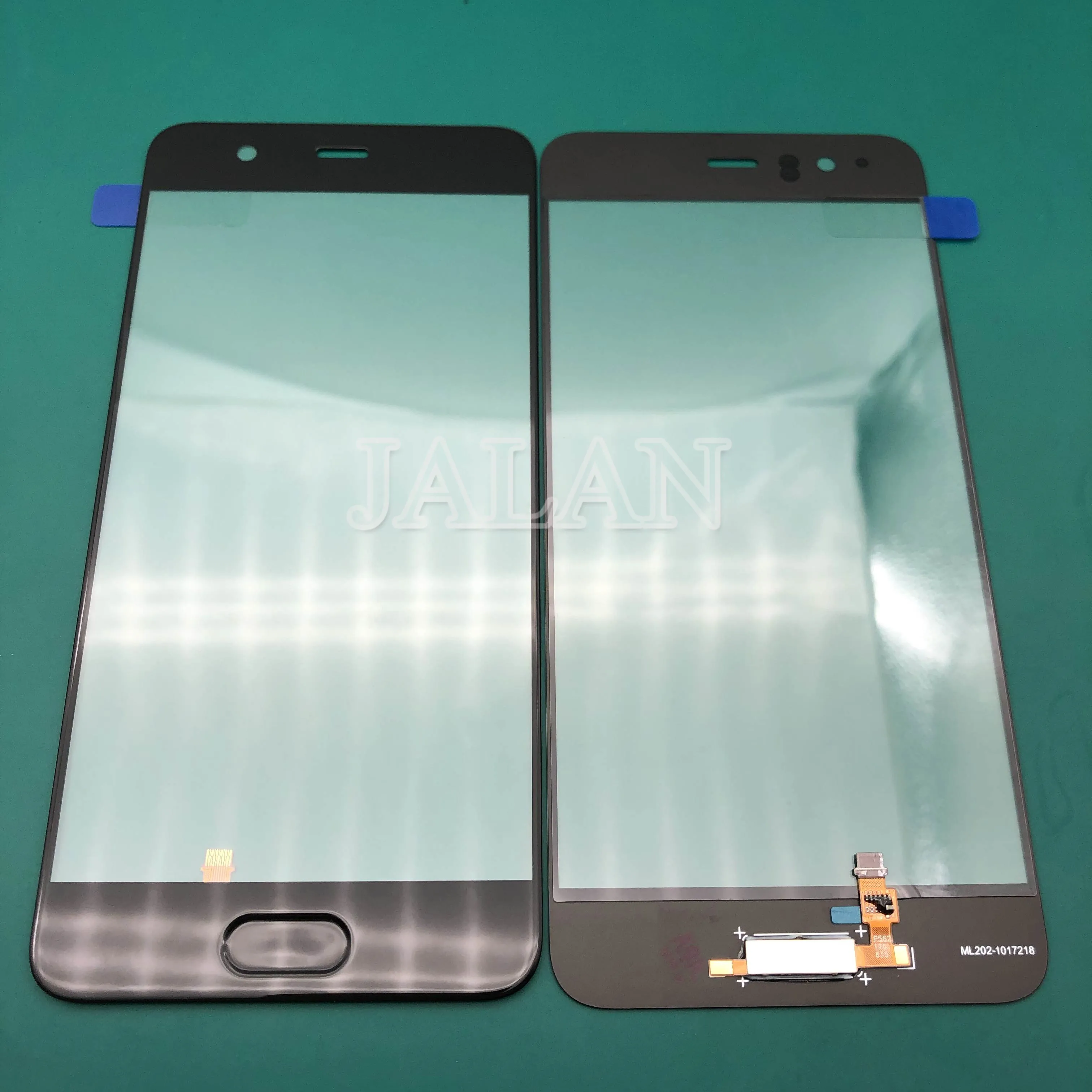 2pcs For HUAWEI P10 original quality front glass OCA glue with home button flex touchscreen outer panel replacement repair | Мобильные