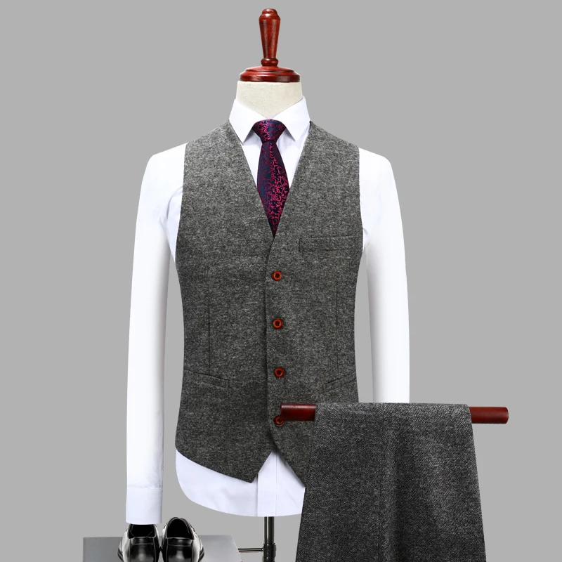 Новинка 2017 стильные мужские эксклюзивные шерстяные костюмы деловые