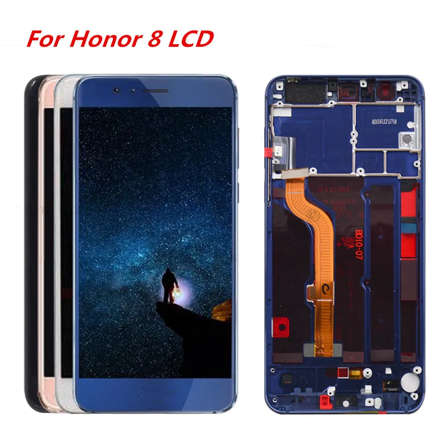 5 2 &quotдисплей для Huawei Honor 8 ЖК экран сенсорный дигитайзер сборка Замена рамка Frd L09