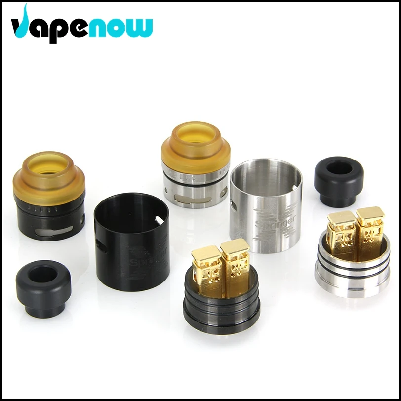 Оригинальный Tigertek Springer X RDA 24 мм обслуживаемый испаритель регулируемый поток