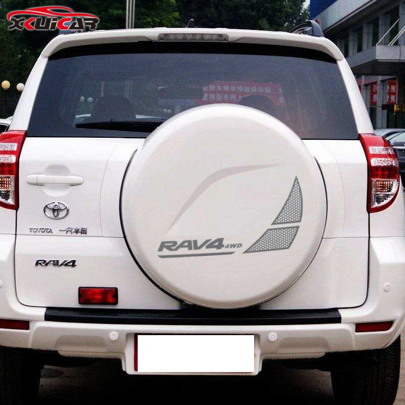 Автостайлинг изменения запасной чехол для шин белый серебристый