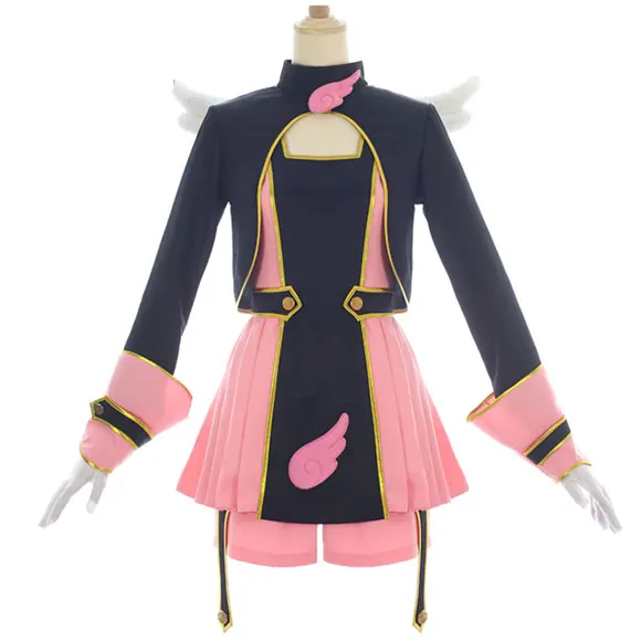 Косплей японское аниме карточка Captor Sakura KINOMOTO SAKURA Powder black боевое снаряжение Cos